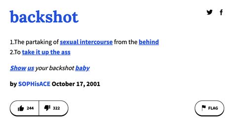 whats a backshot|Backshot Urban Dictionary